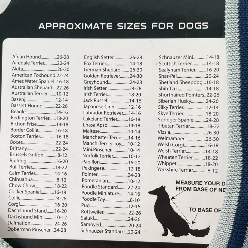 New England Patriots Dog Jersey Navy Size Large